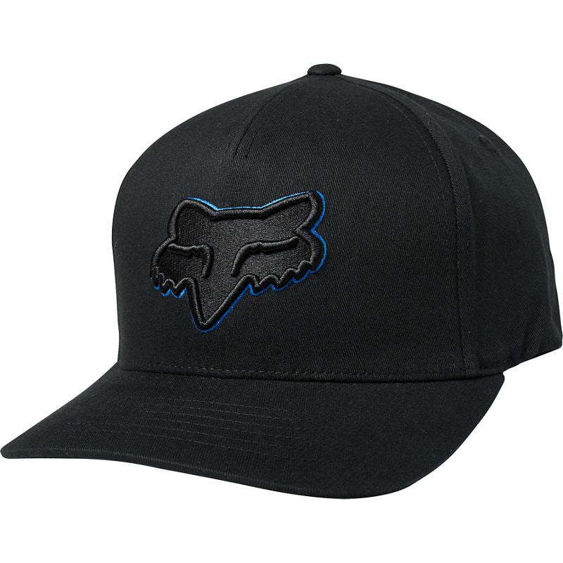 Gorro Lifestyle Flexfit Epicycle Negro/Celeste Fox Racing - Rideshop