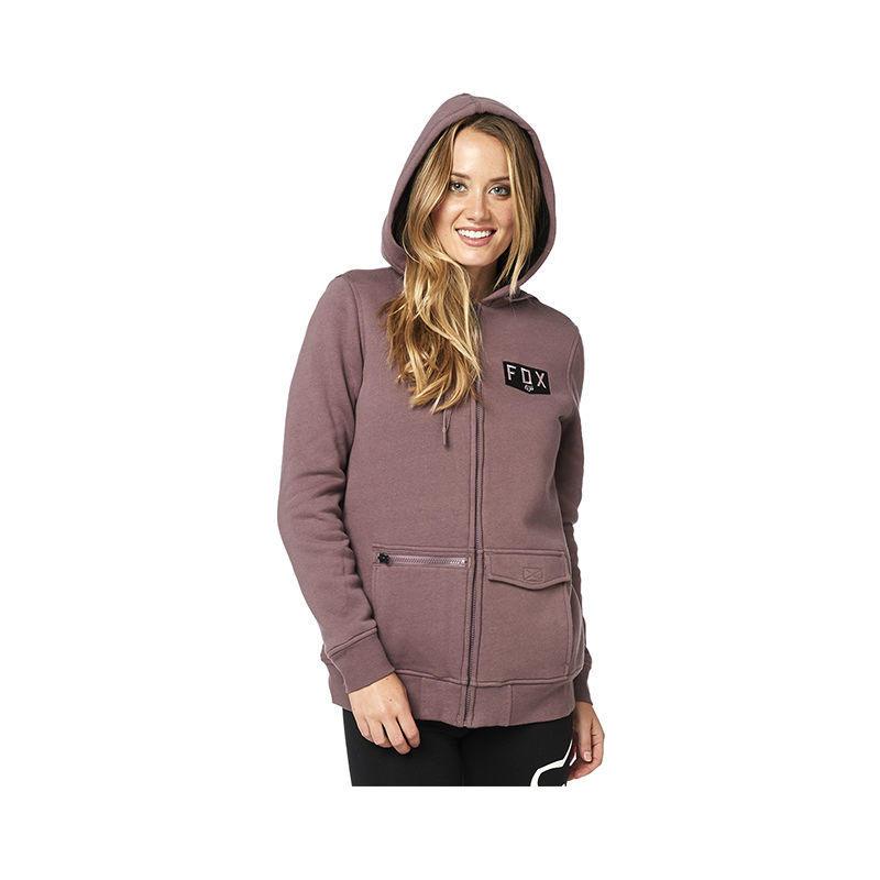 Poleron Lifestyle Mujer Lit Up Morado Fox Racing- - Rideshop