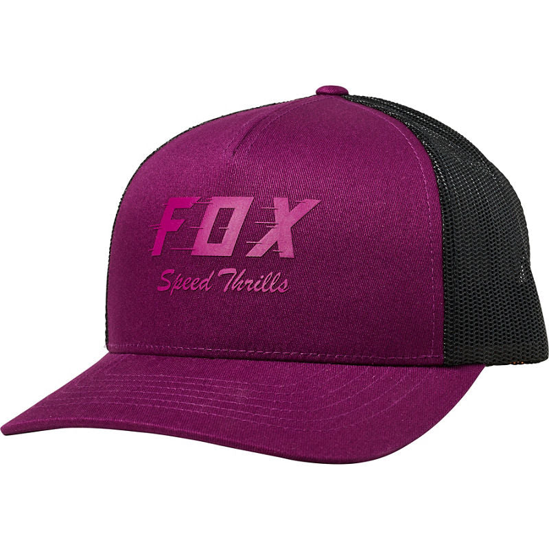 Jockey Lifestyle Mujer Trucker Speed Thrills Morado Fox Racing - Rideshop