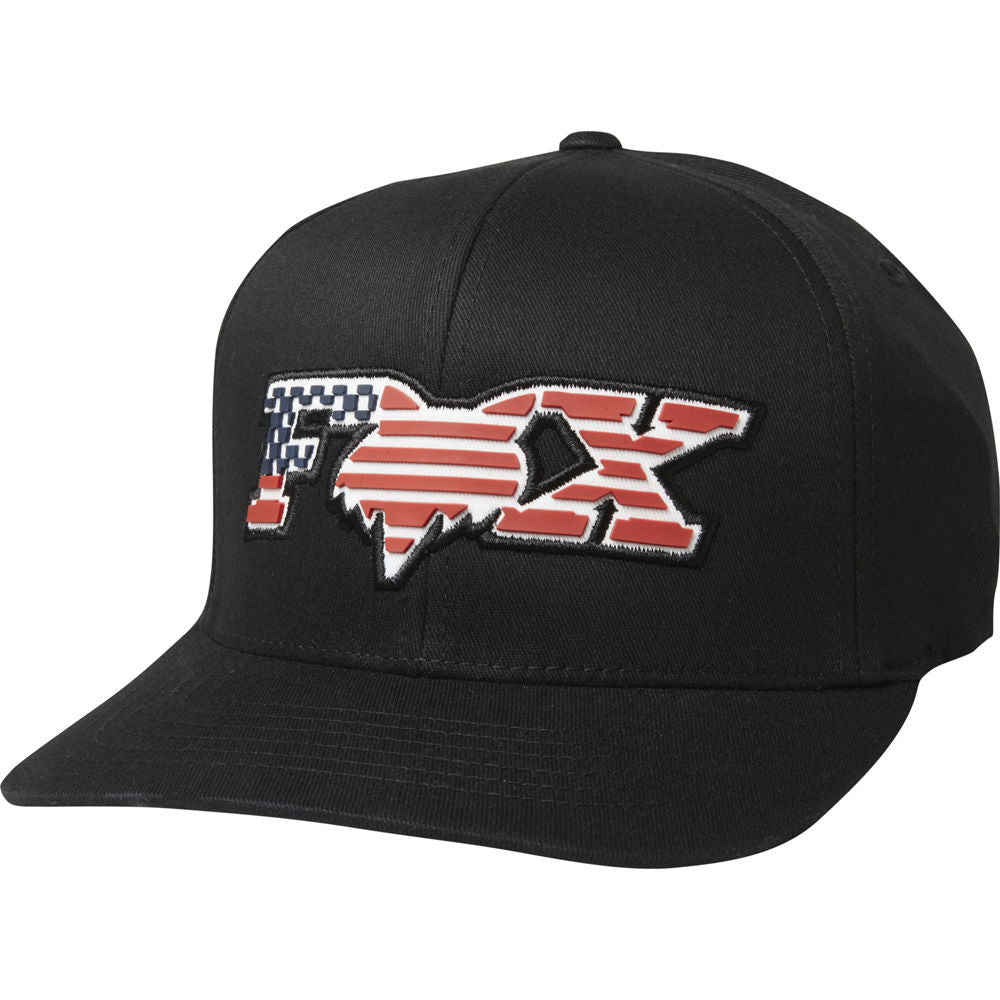 Gorro Lifestyle Flexfit Flag Head X Negro Fox Racing - Rideshop