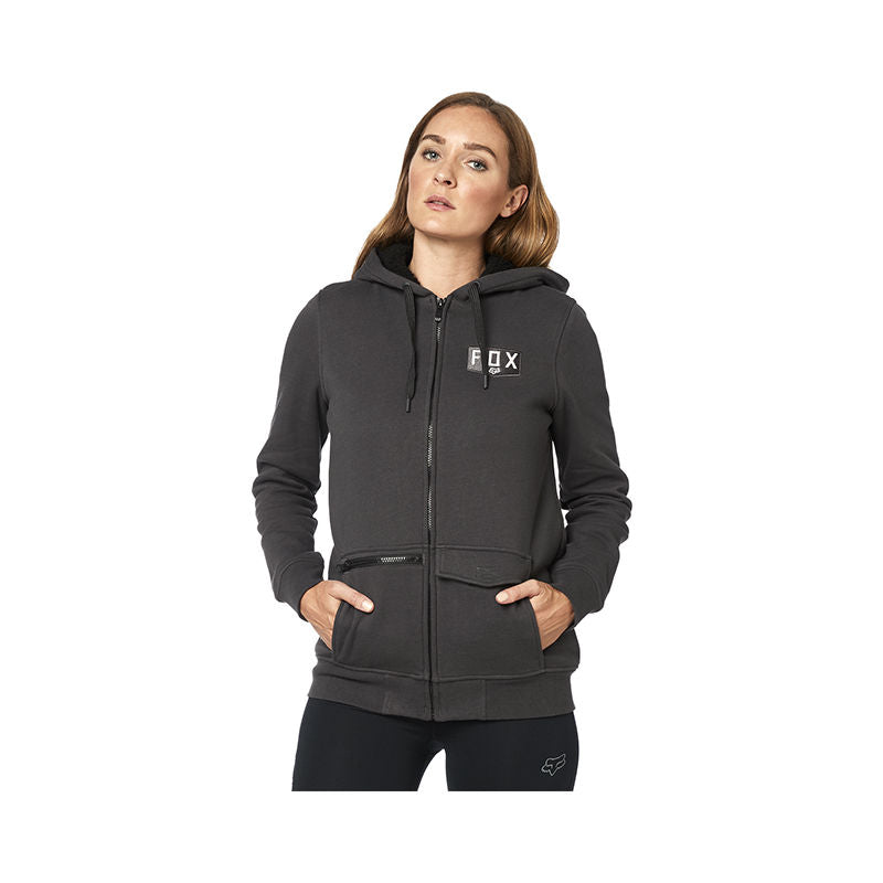 Polerón Lifestyle Mujer Lit Up Negro Fox Racing - Rideshop