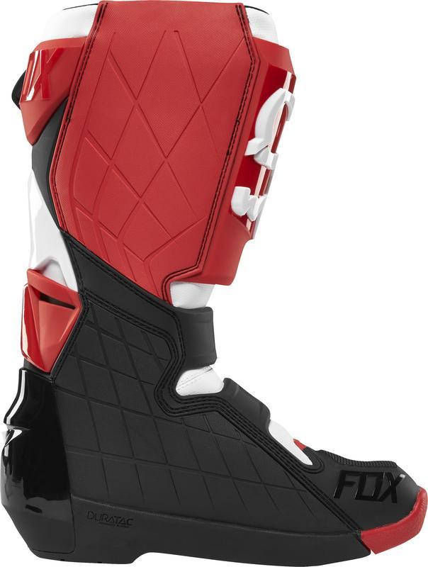 Botas Moto Comp R Rojo Negro Blanco Fox Racing- - Rideshop