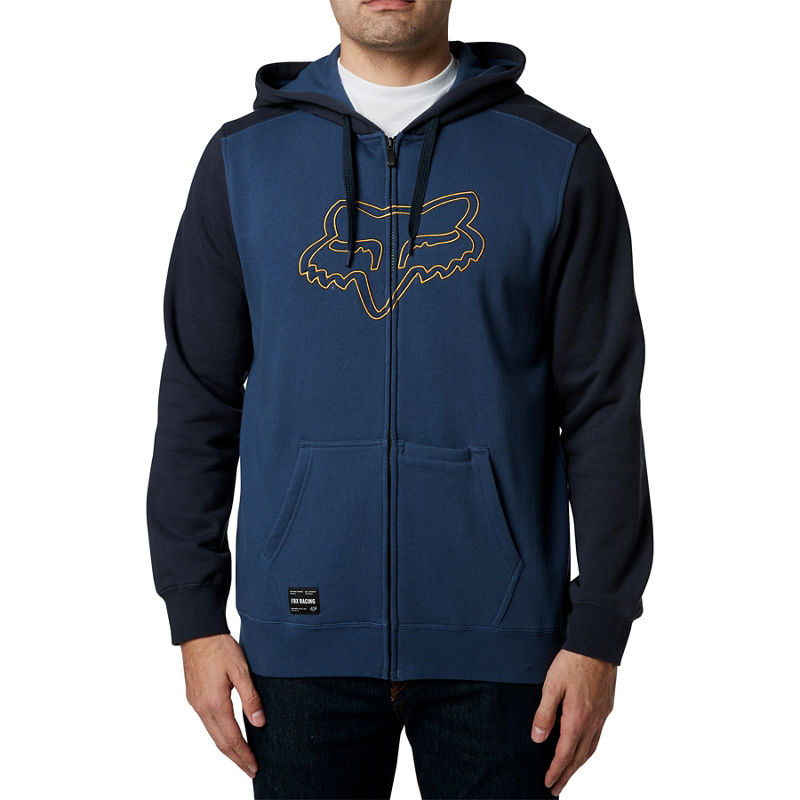 Polerón Lifestyle Abierto Destrakt Azul Fox Racing - Rideshop