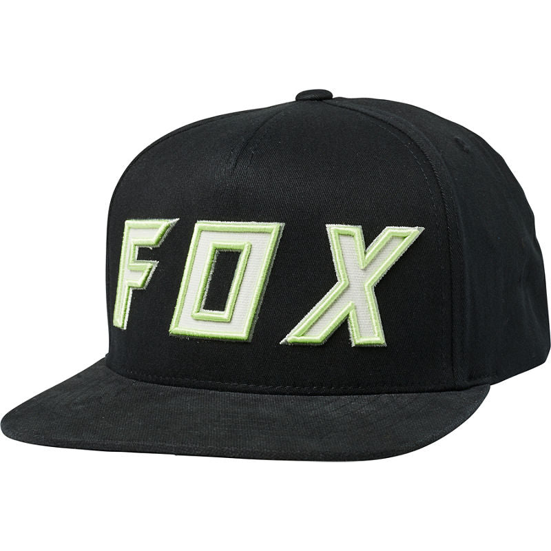 Gorro Lifestyle Snapback Posessed Negro/Verde Fox Racing - Rideshop