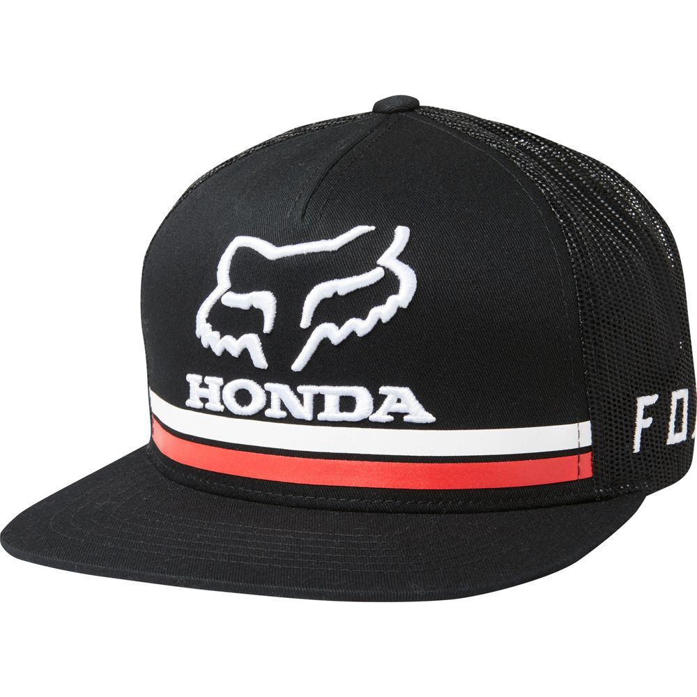 Gorro Lifestyle Fox Racing Honda Snapback Negro Fox Racing - Rideshop