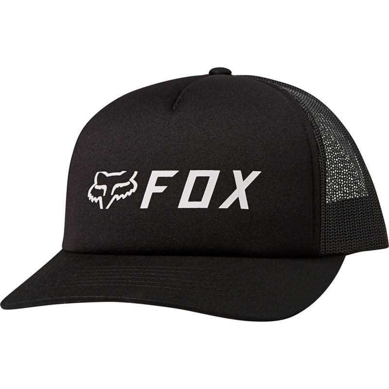 Gorro Lifestyle Mujer Trucker Apex Negro/Blanco Fox Racing - Rideshop
