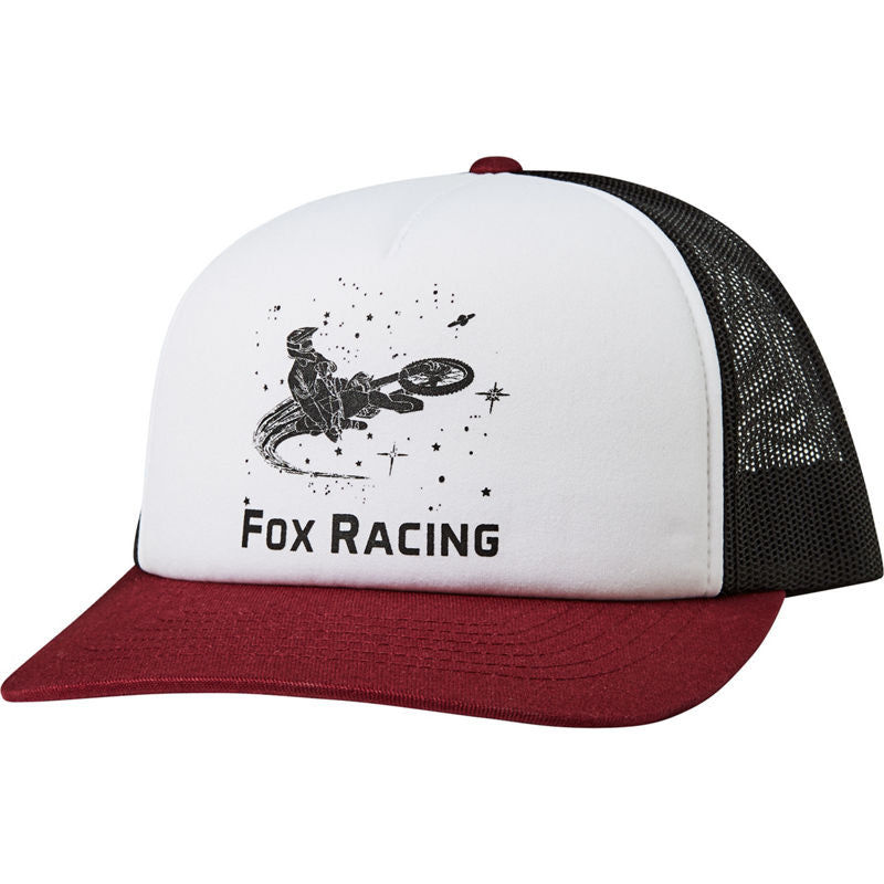 Gorro Lifestyle Mujer Trucker Galaxy Nomad Blanco Fox Racing - Rideshop