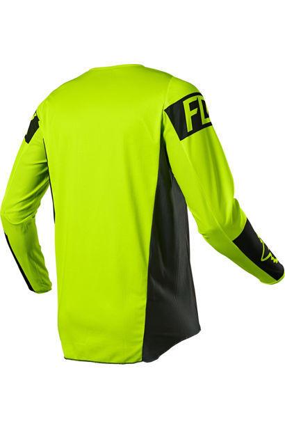Polera Moto 180 Revn Amarillo Fluor Fox Racing - Rideshop