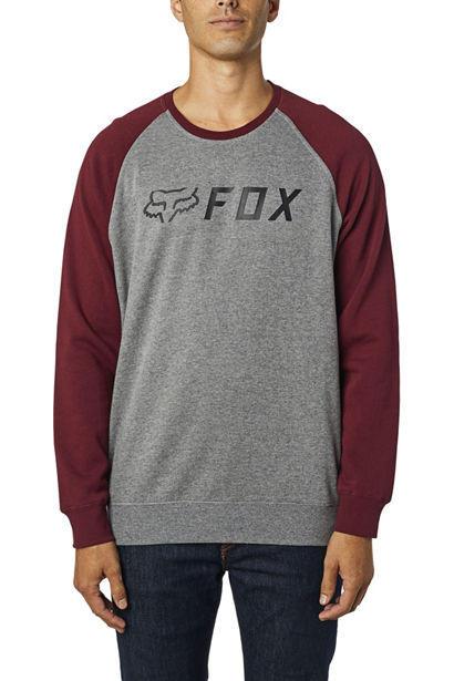 Polerón Lifestyle Cerrado Apex Gris/Rojo Fox Racing - Rideshop