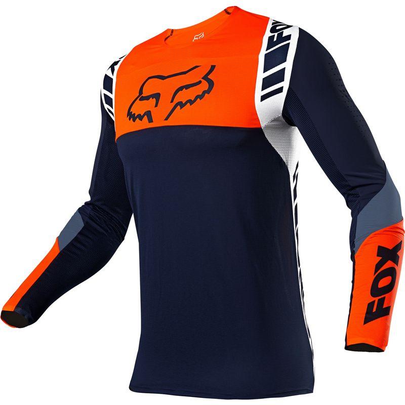Polera Moto Flexair Mach One Azul Fox Racing - Rideshop