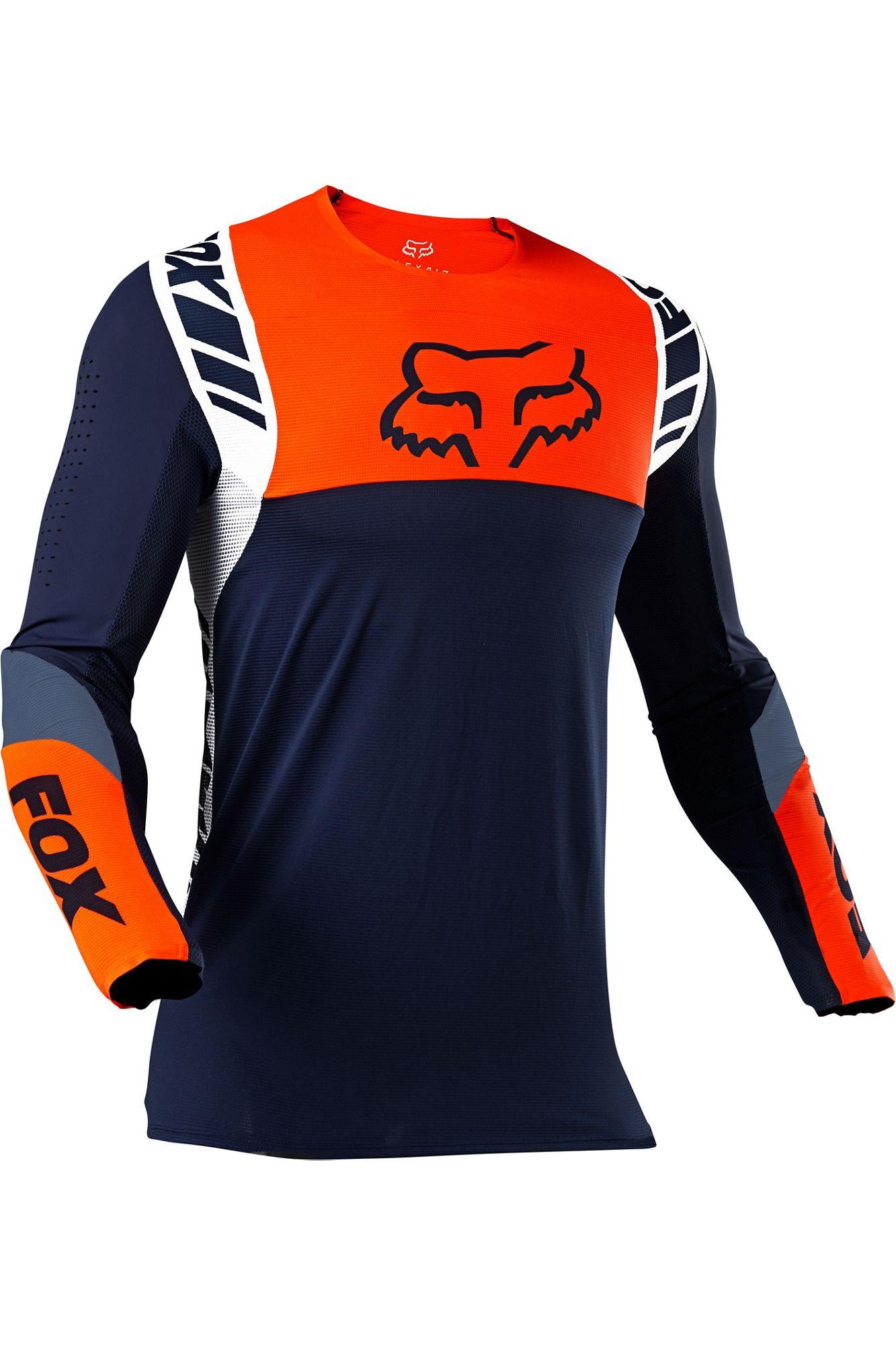 Polera Moto Flexair Mach One Azul Fox Racing - Rideshop