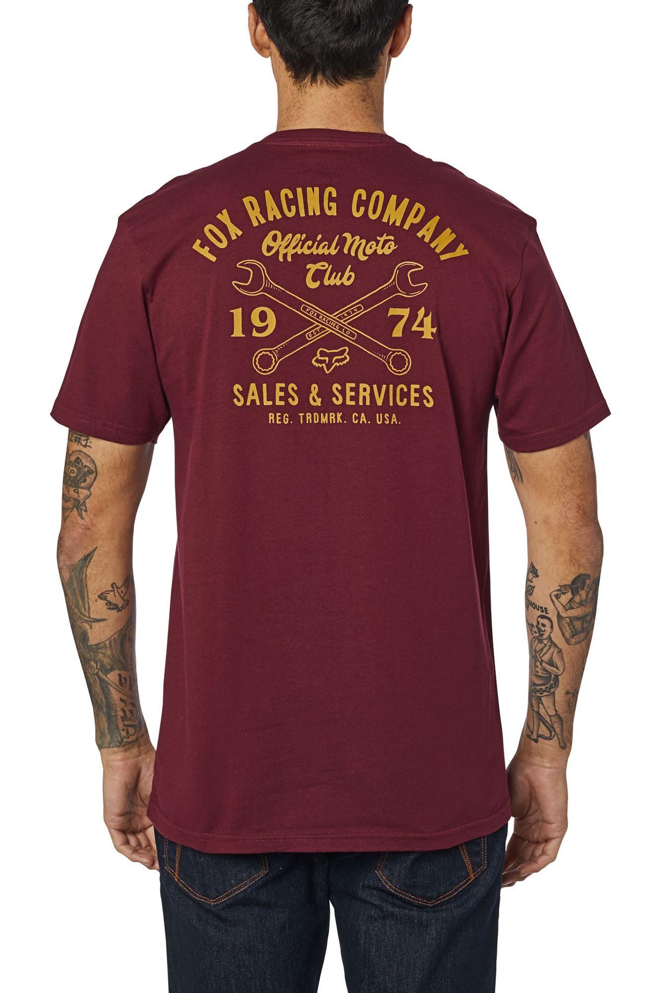 Polera Lifestyle Wrenched Pocket Rojo Fox Racing - Rideshop