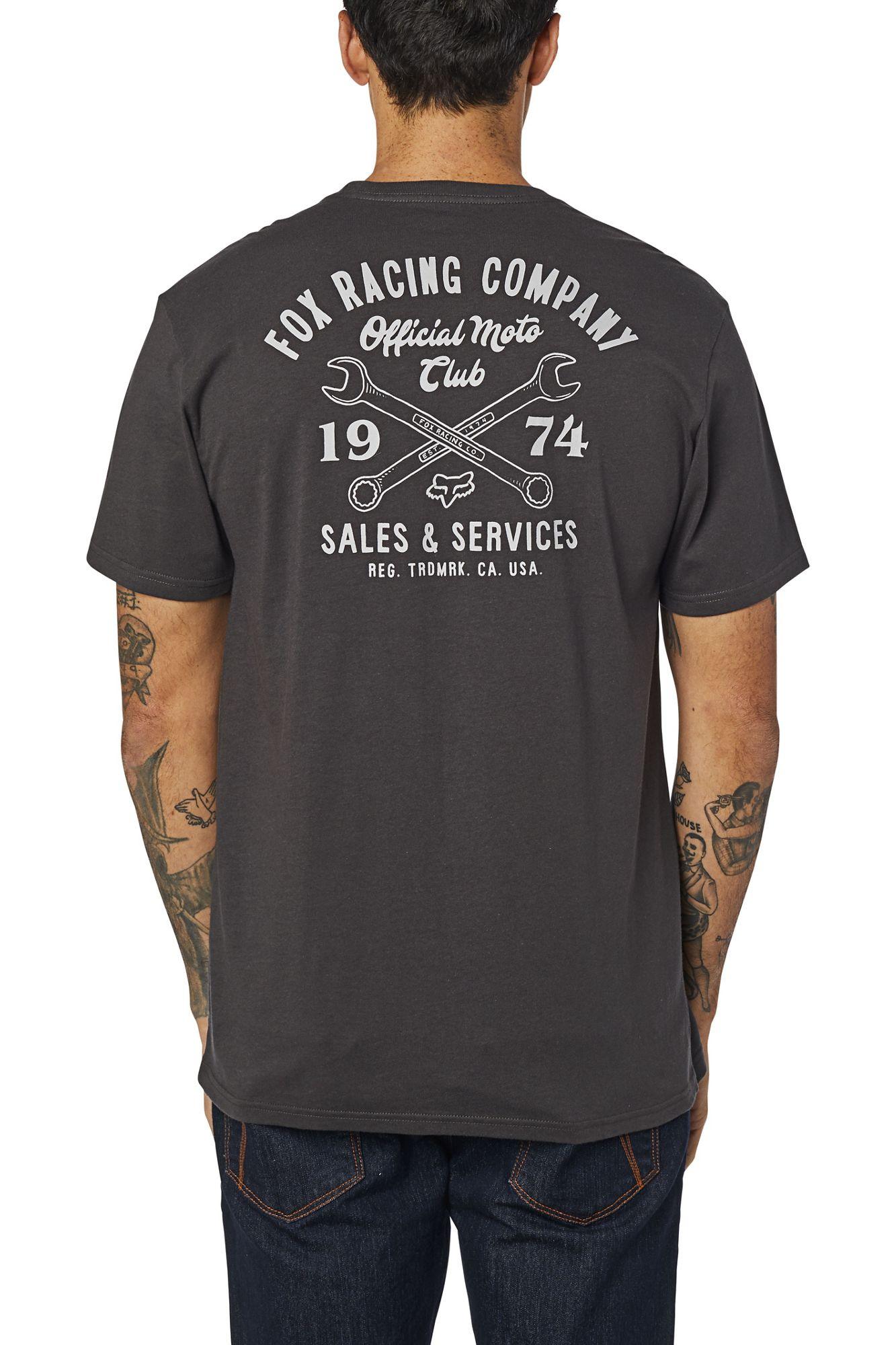 Polera Lifestyle Wrenched Pocket Negro Fox Racing - Rideshop