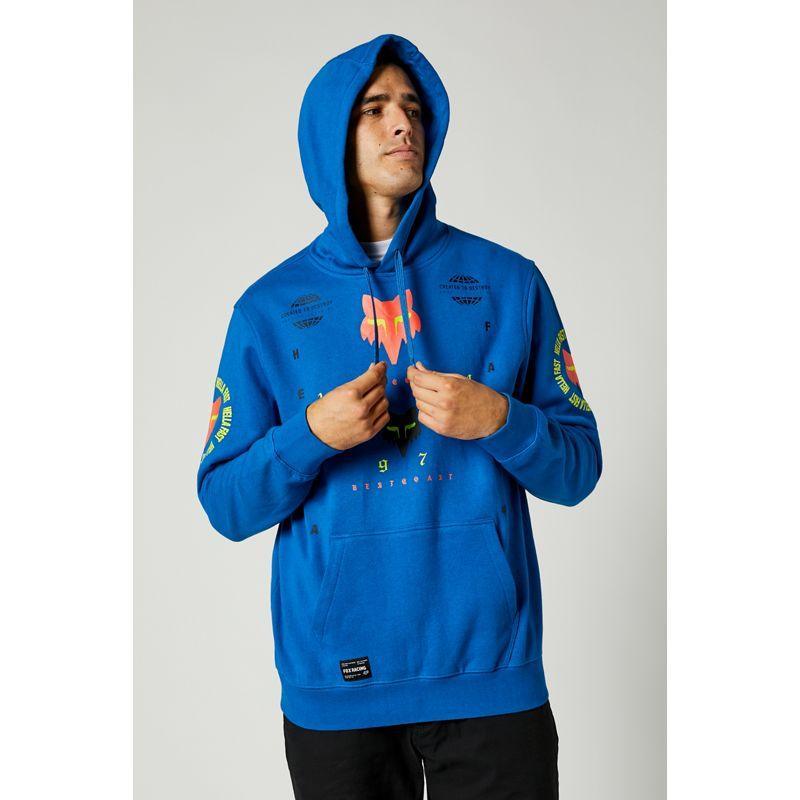 Poleron Lifestyle Canguro Mawlr Azul Fox Racing - Rideshop