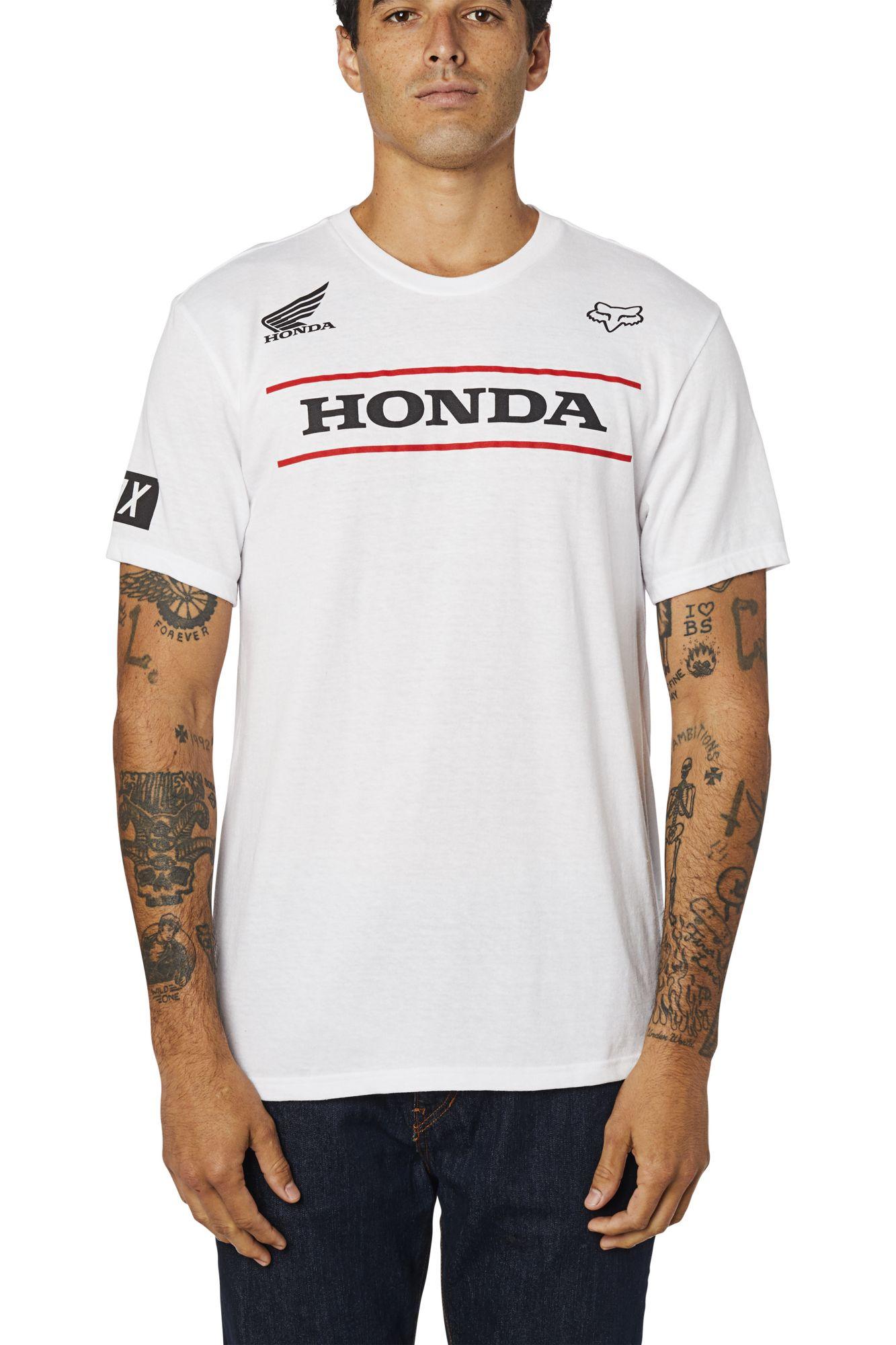 Polera Lifestyle Honda Blanco Fox Racing - Rideshop