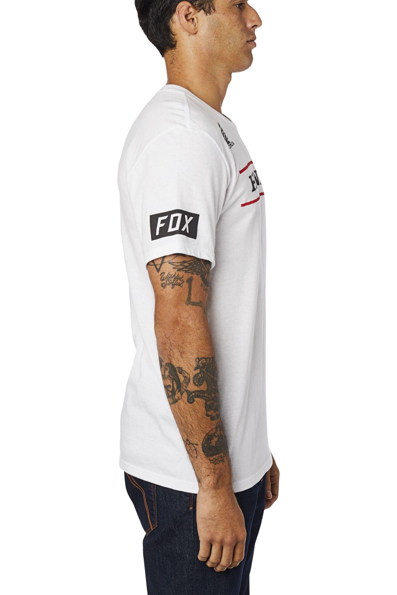 Polera Lifestyle Honda Blanco Fox Racing - Rideshop