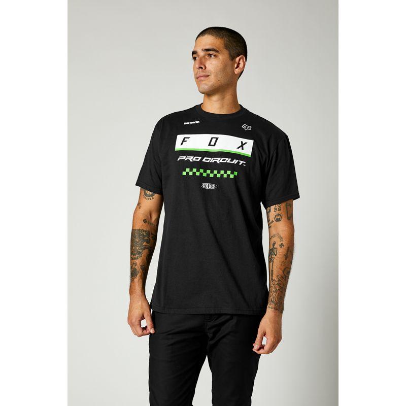 Polera Lifestyle Pro Circuit Block Negro Fox Racing - Rideshop