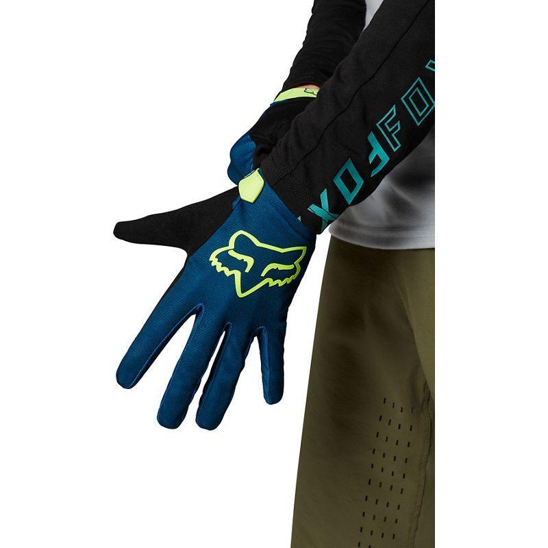 Guantes Bicicleta Ranger Azul Fox Racing - Rideshop