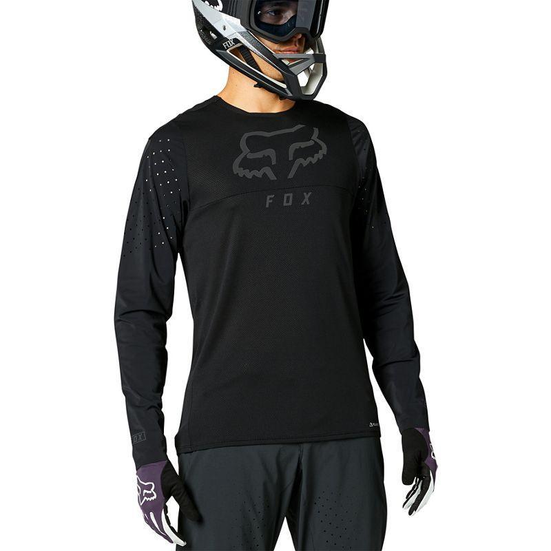 Polera Bicicleta Flexair Delta Negro Fox Racing - Rideshop