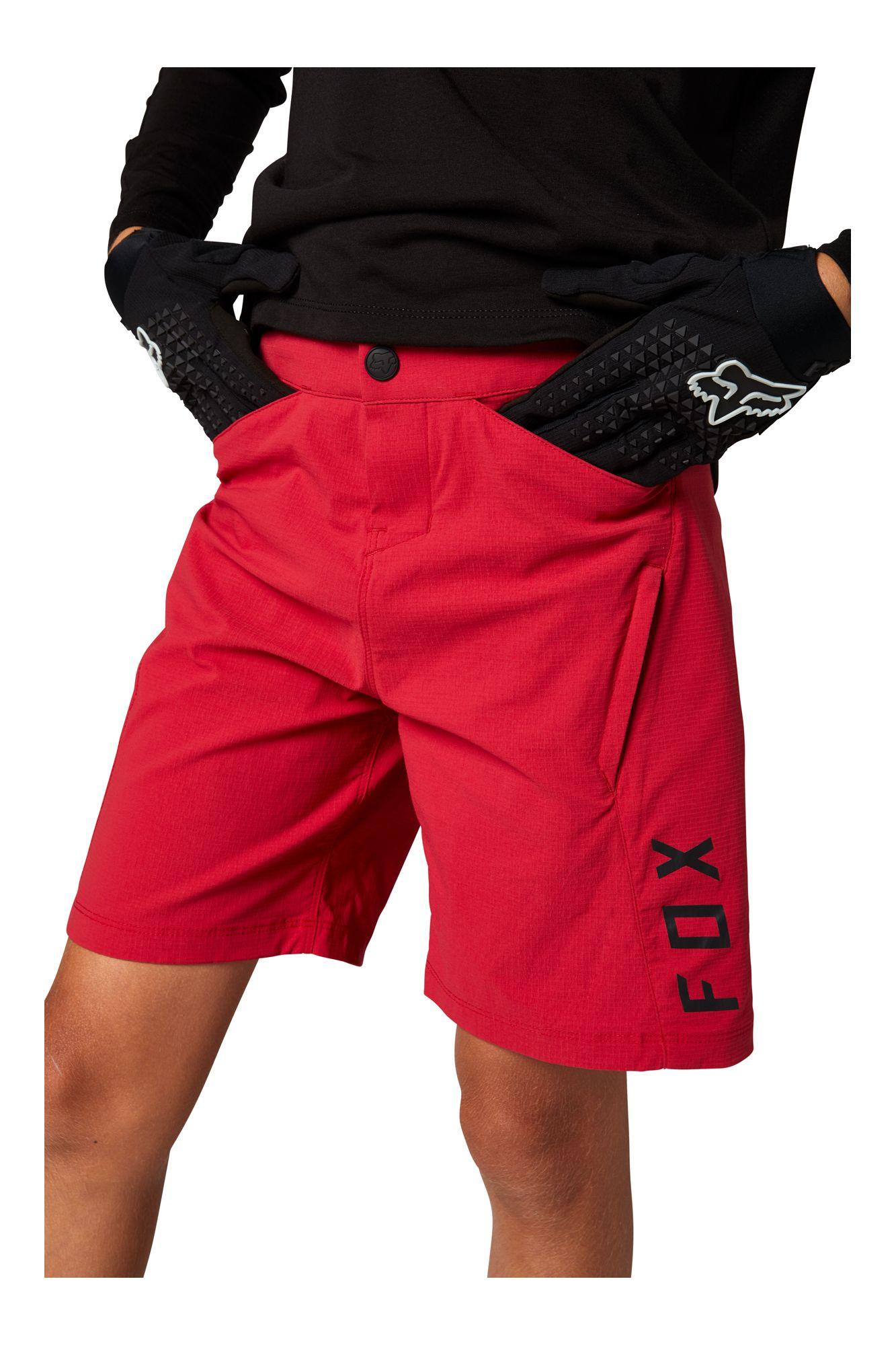 Short Bicicleta Niño Ranger Rojo Fox Racing - Rideshop