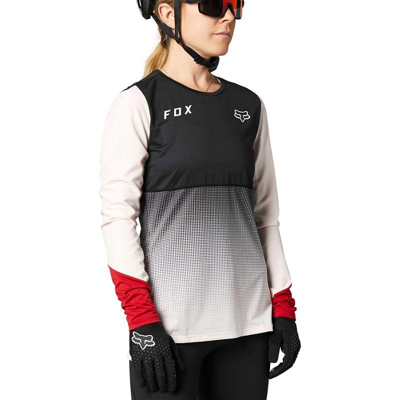 Polera Bicicleta Mujer Flexair Rosada Fox Racing - Rideshop