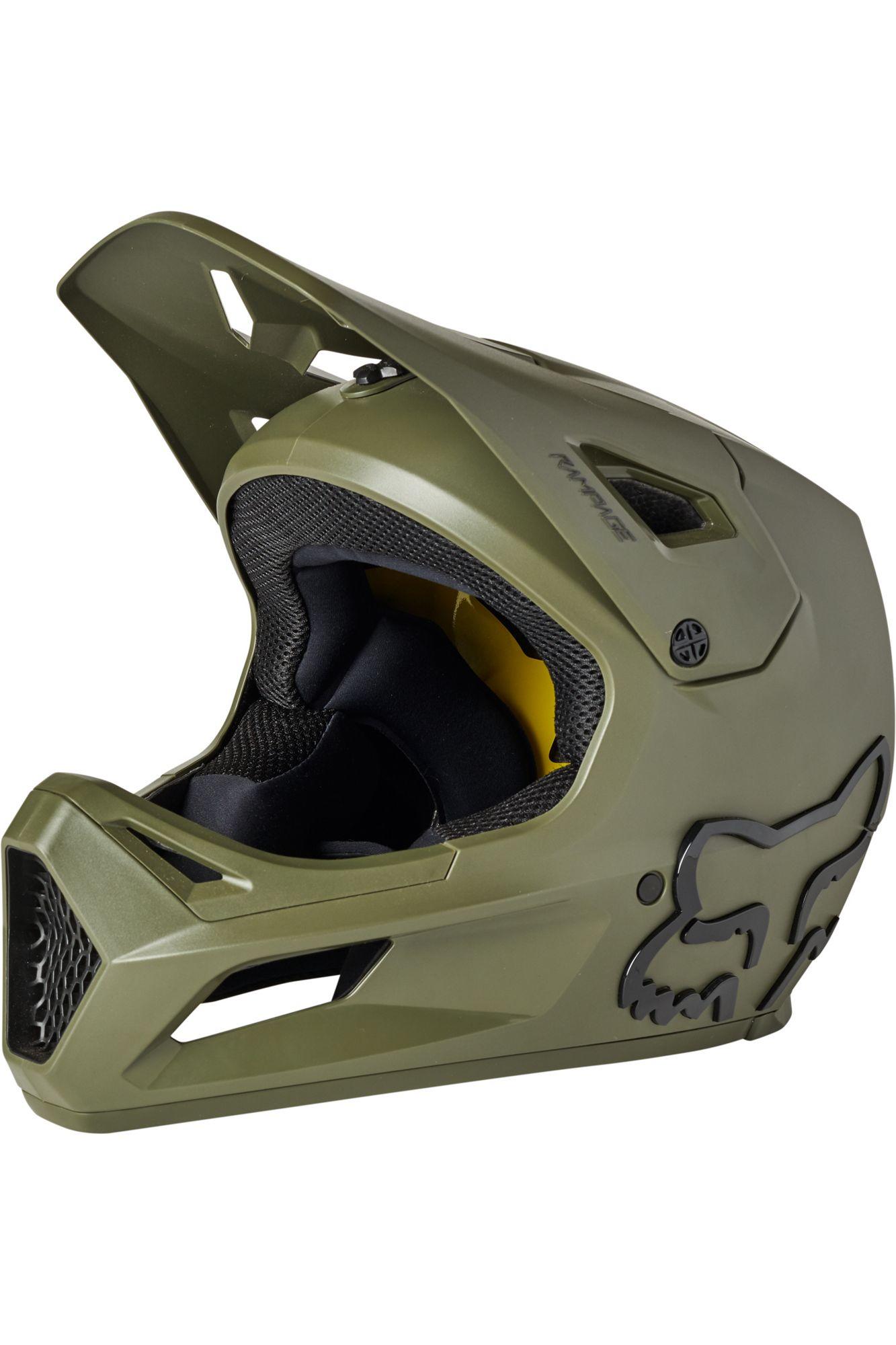 Casco Bicicleta Niño Rampage Verde Fox Racing - Rideshop