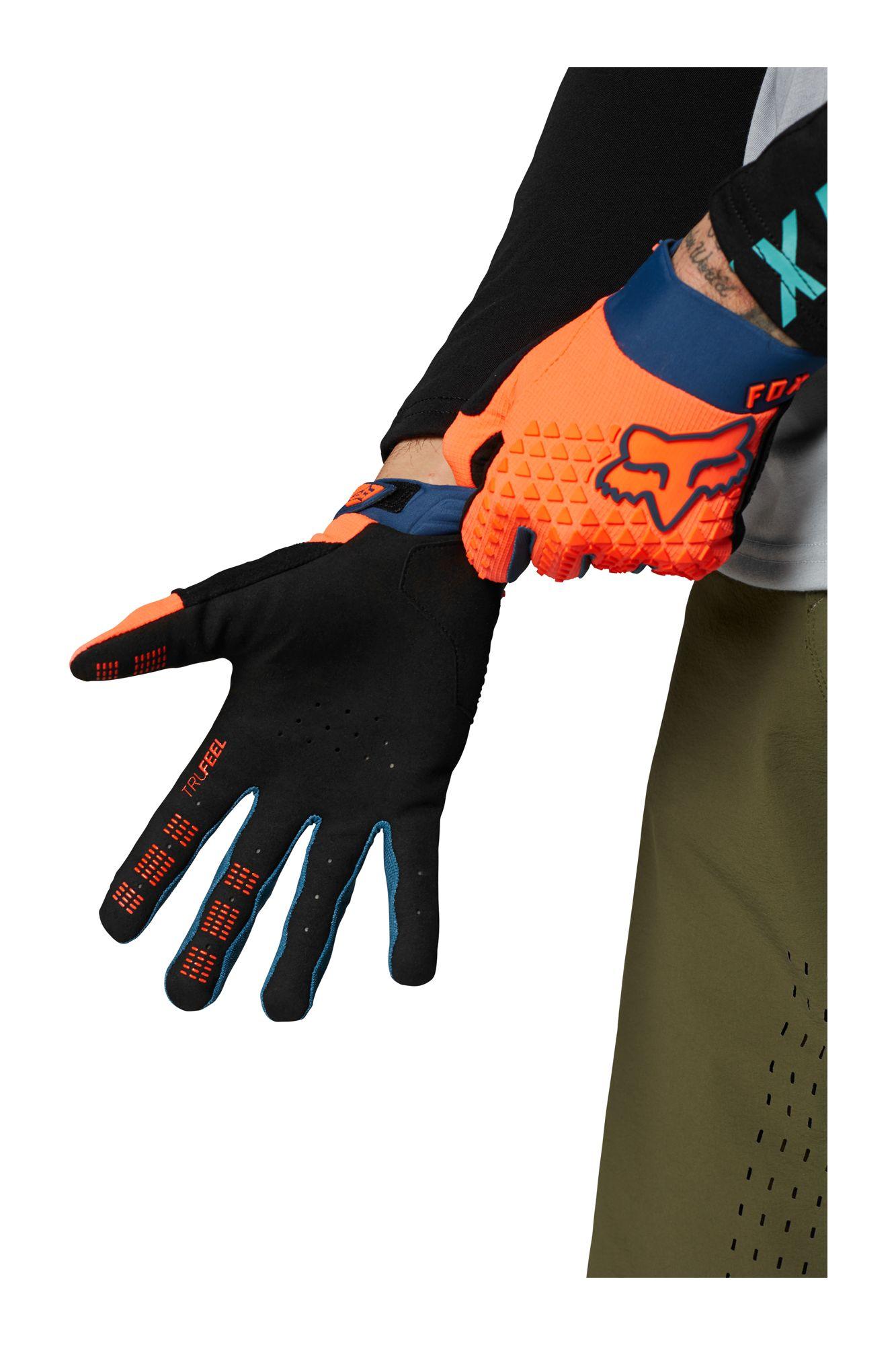 Guantes Bicicleta Niño Defend Rojo Fox Racing - Rideshop