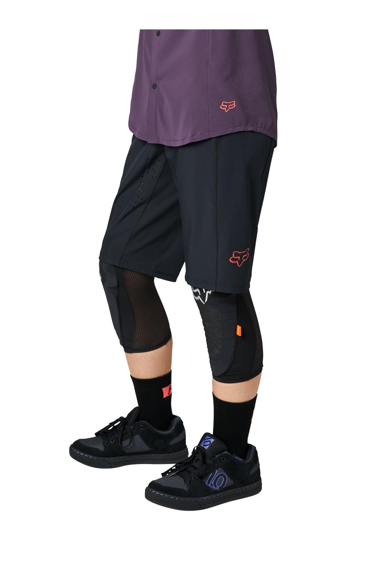 Short Bicicleta Mujer Flexair Lite Negro Fox Racing - Rideshop
