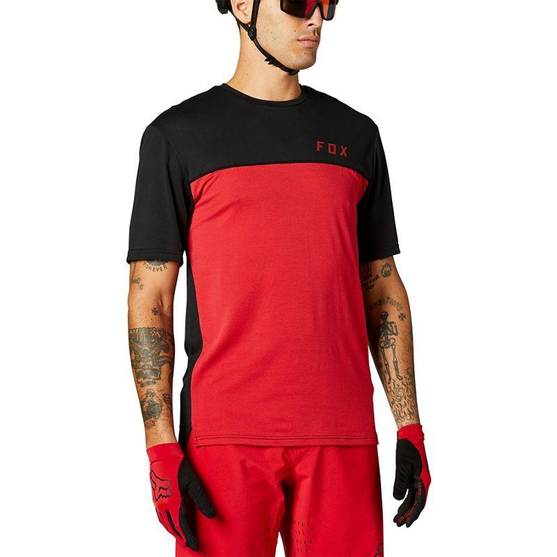 Polera Bicicleta Flexair Delta Rojo Fox Racing - Rideshop