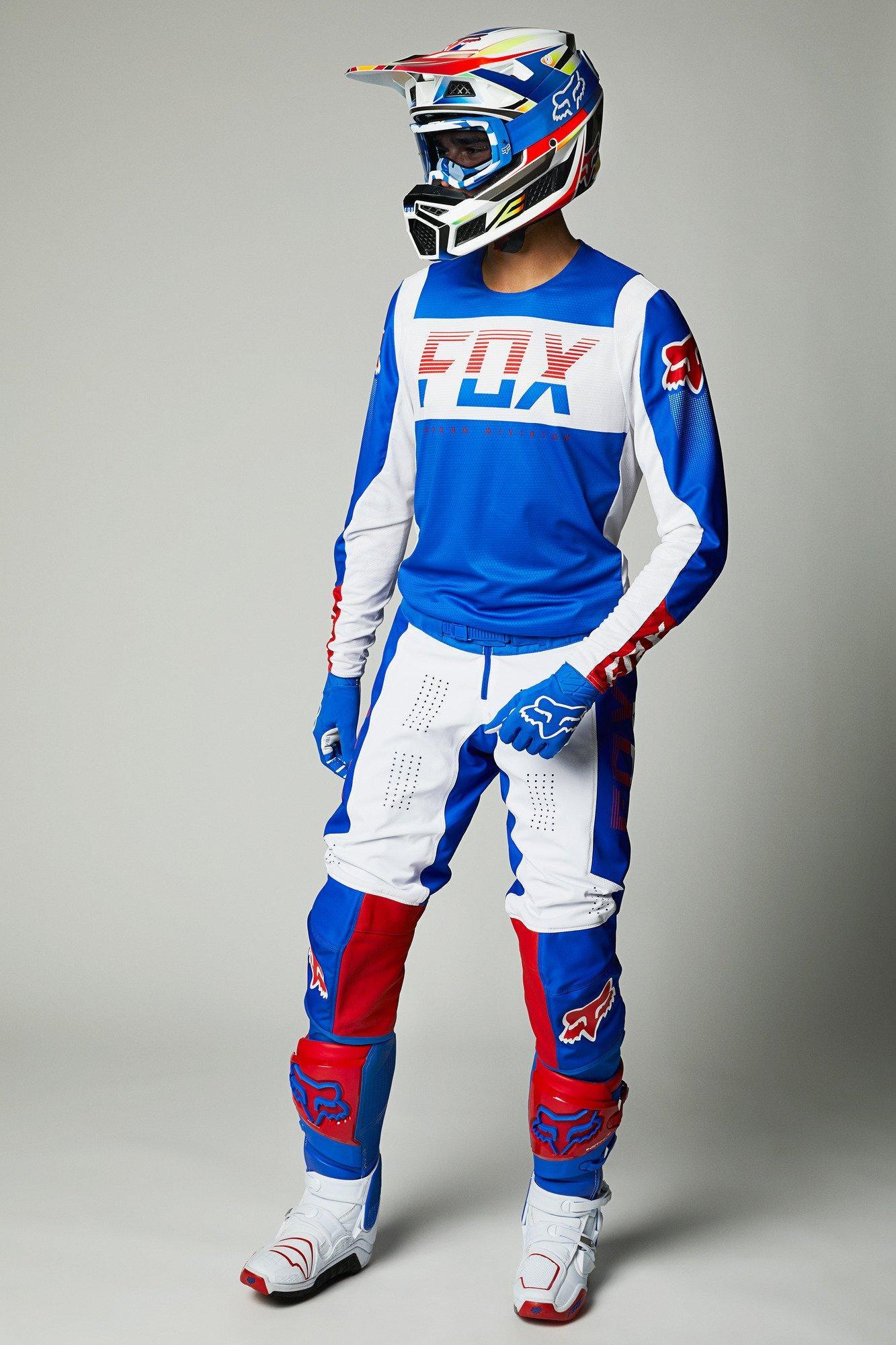 Polera Moto 360 Afterburn Azul Fox Racing - Rideshop