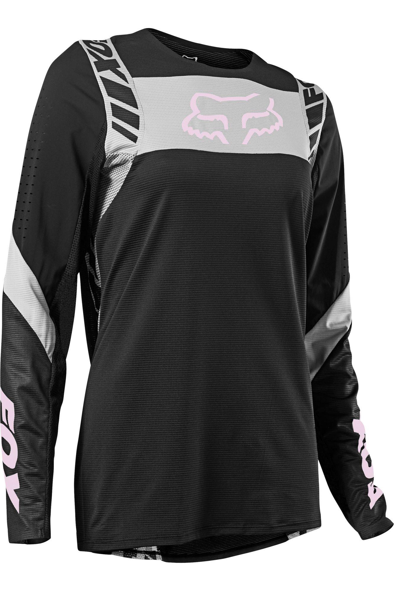 Polera Moto Mujer Flexair Mach One Negro Fox Racing - Rideshop