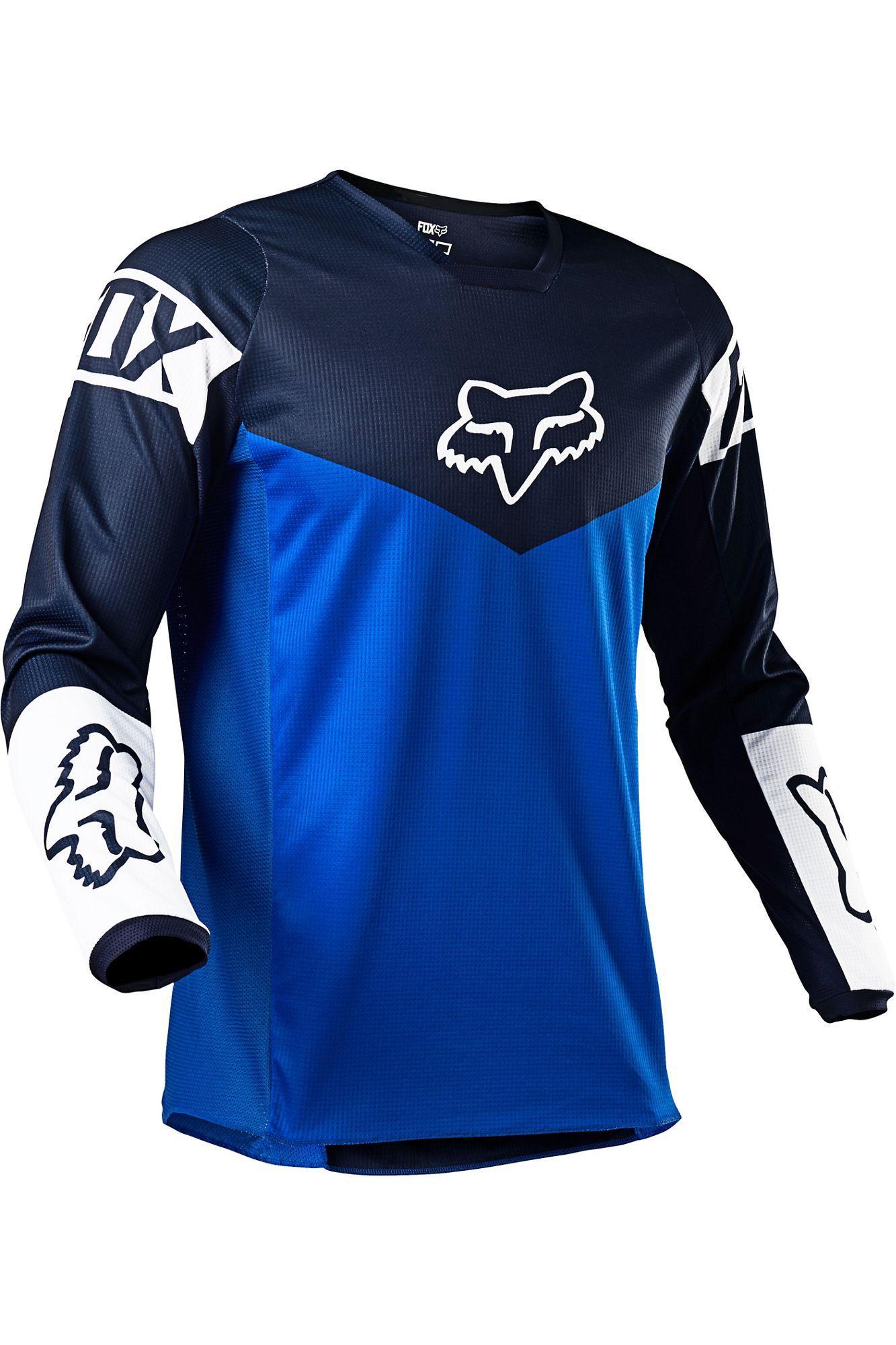 Polera Moto Niño 180 Revn Azul Fox Racing - Rideshop