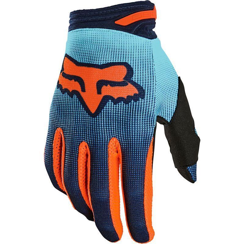 Guantes Moto 180 Oktiv Celeste Fox Racing - Rideshop