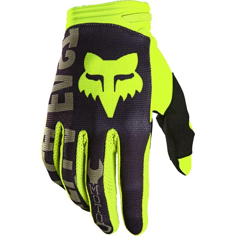 Guantes Moto 180 Illmatik Amarillo Fox Racing - Rideshop