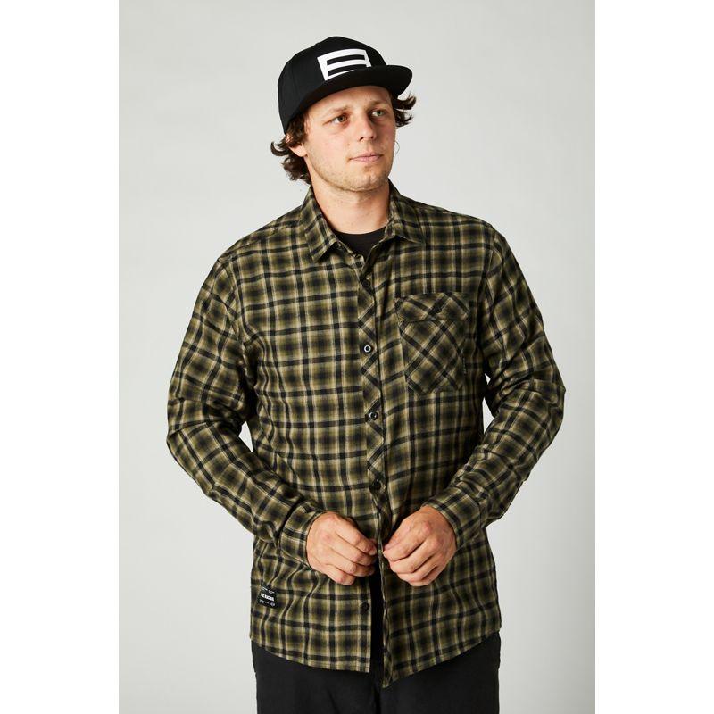 Camisa Lifestyle Reeves Verde Olivo Fox Racing - Rideshop