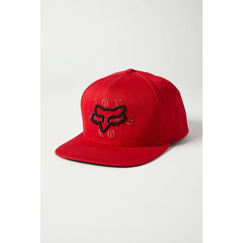 Jockey Lifestyle Snapback Top Coat Rojo Fox Racing - Rideshop