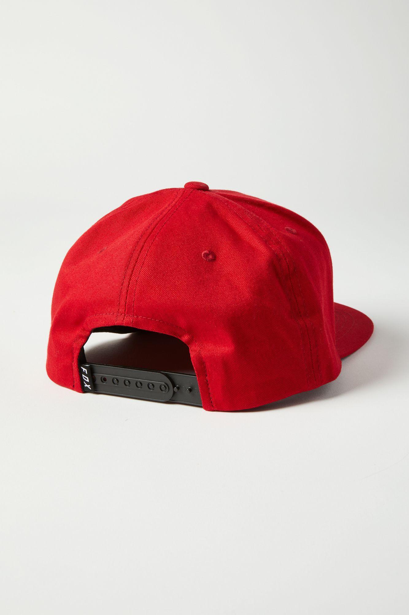 Jockey Lifestyle Snapback Top Coat Rojo Fox Racing - Rideshop