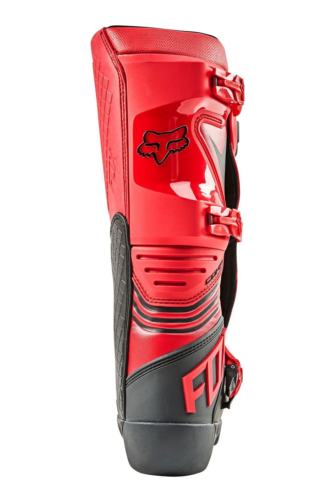 Botas Moto Comp Flame Rojo Fox Racing - Rideshop