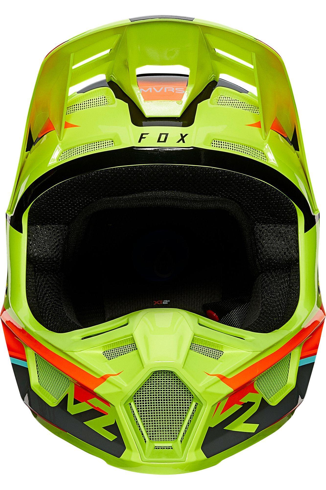 Casco Moto V2 Leen Amarillo Fox Racing - Rideshop
