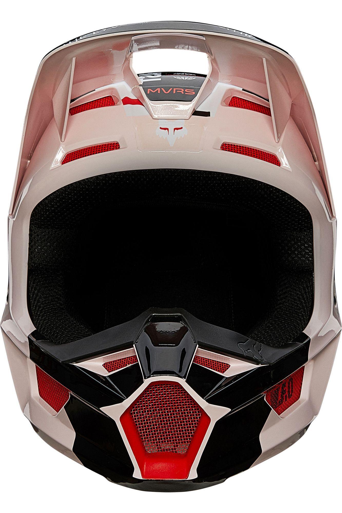 Casco Moto V1 Illmatik Rosado Pálido Fox Racing - Rideshop