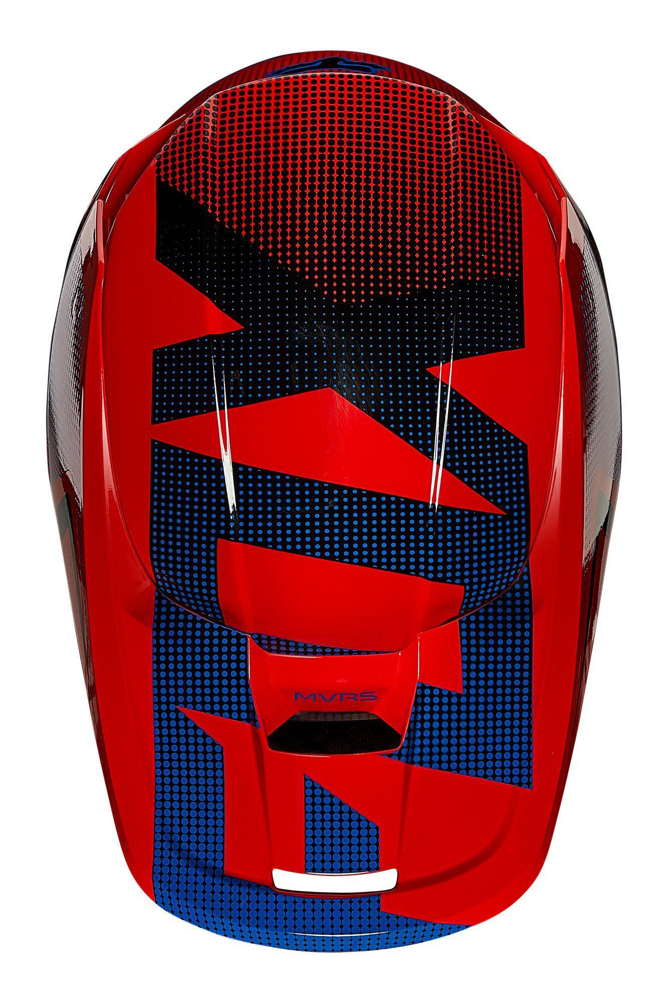 Casco Moto V1 Oktiv Rojo Fox Racing - Rideshop