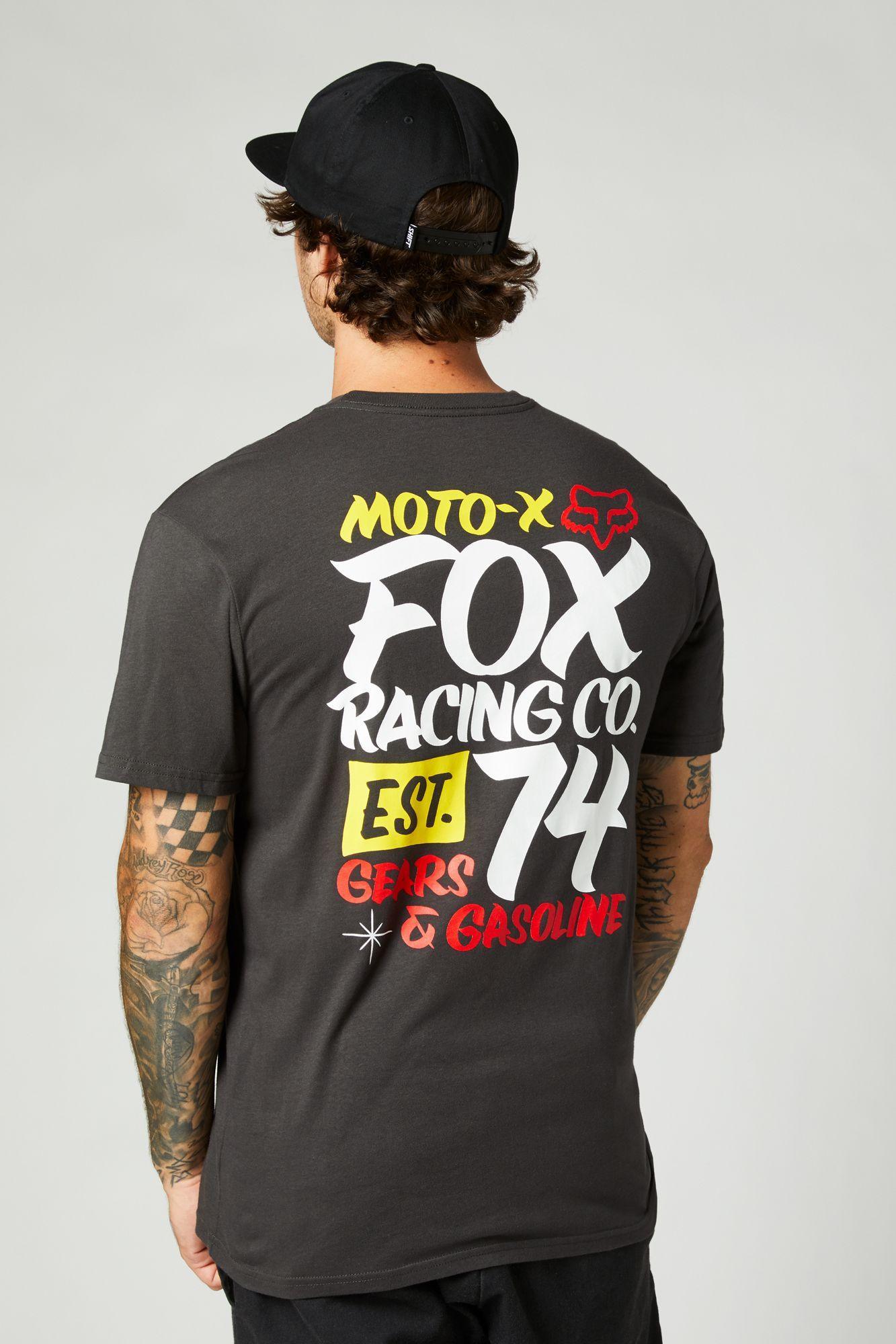 Polera Lifestyle Traditional Premium Negro Vintage Fox Racing - Rideshop