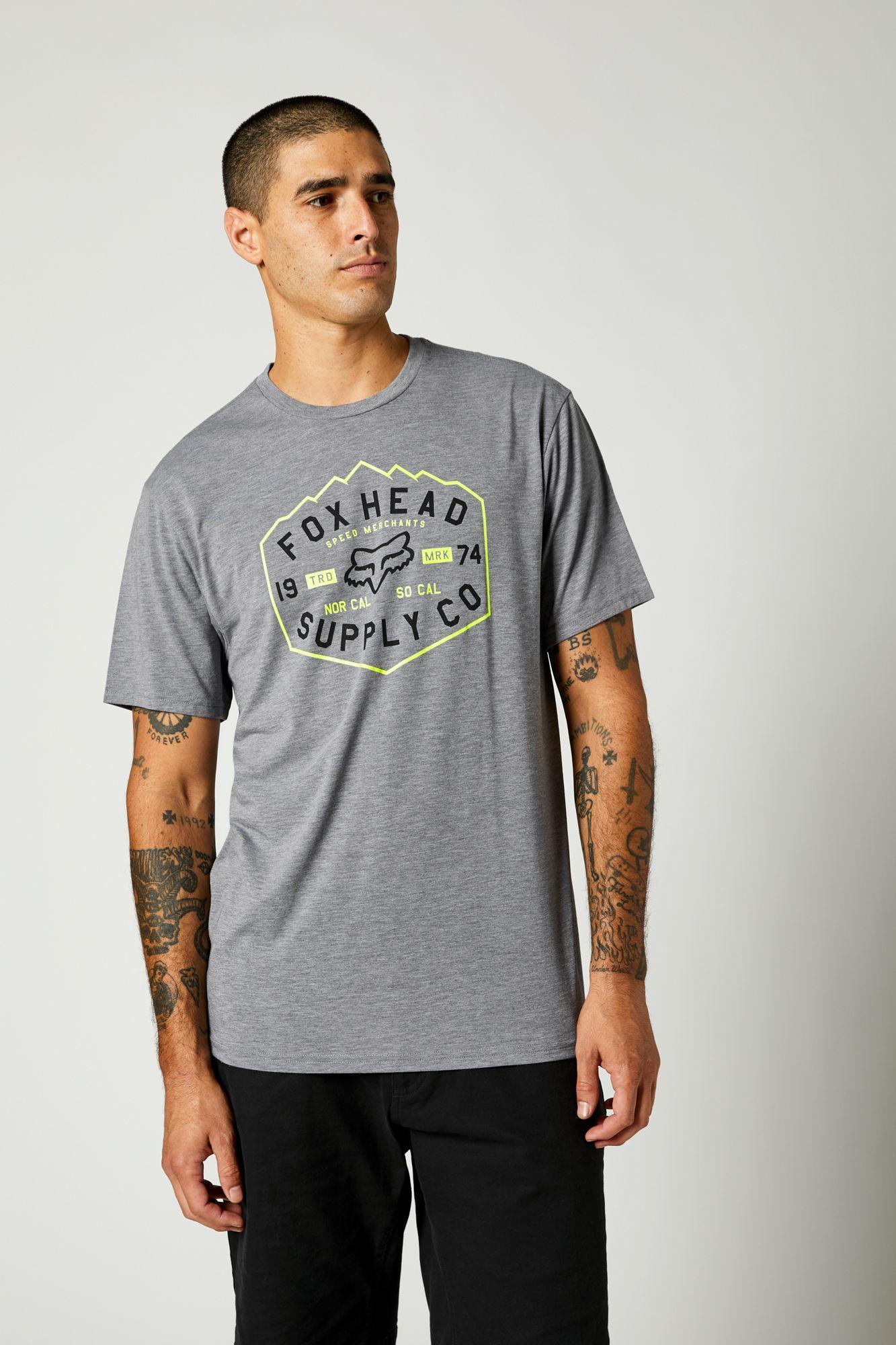 Polera Lifestyle Backbone Tech Gris Fox Racing - Rideshop