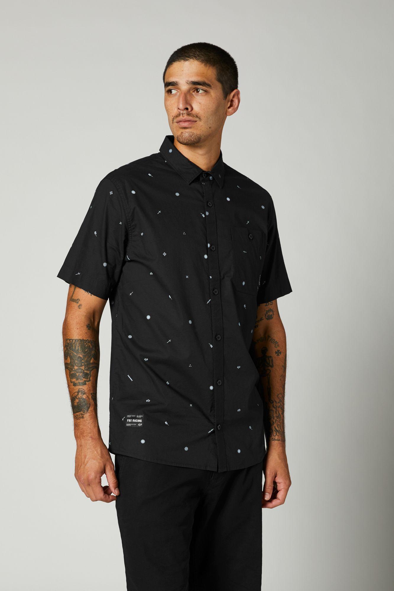 Camisa Lifestyle Decrypted Negro Fox Racing - Rideshop