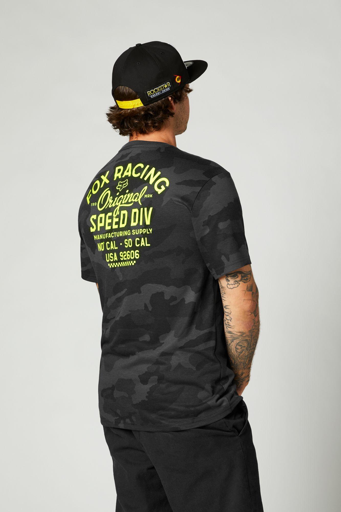 Polera Lifestyle Og Tech Negro Camo Fox Racing - Rideshop