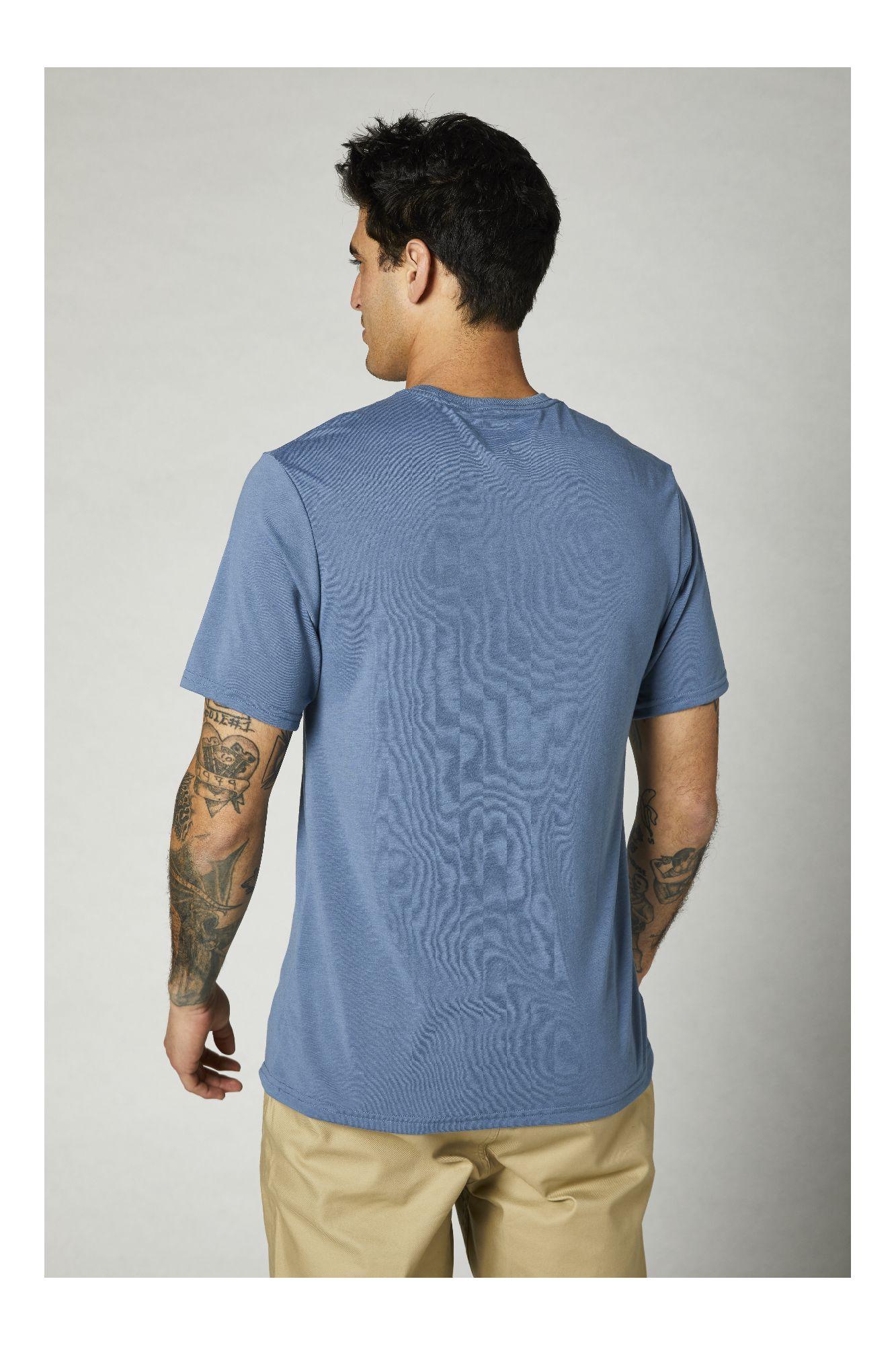 Polera Lifestyle Backbone Tech Mt Azul Fox Racing - Rideshop