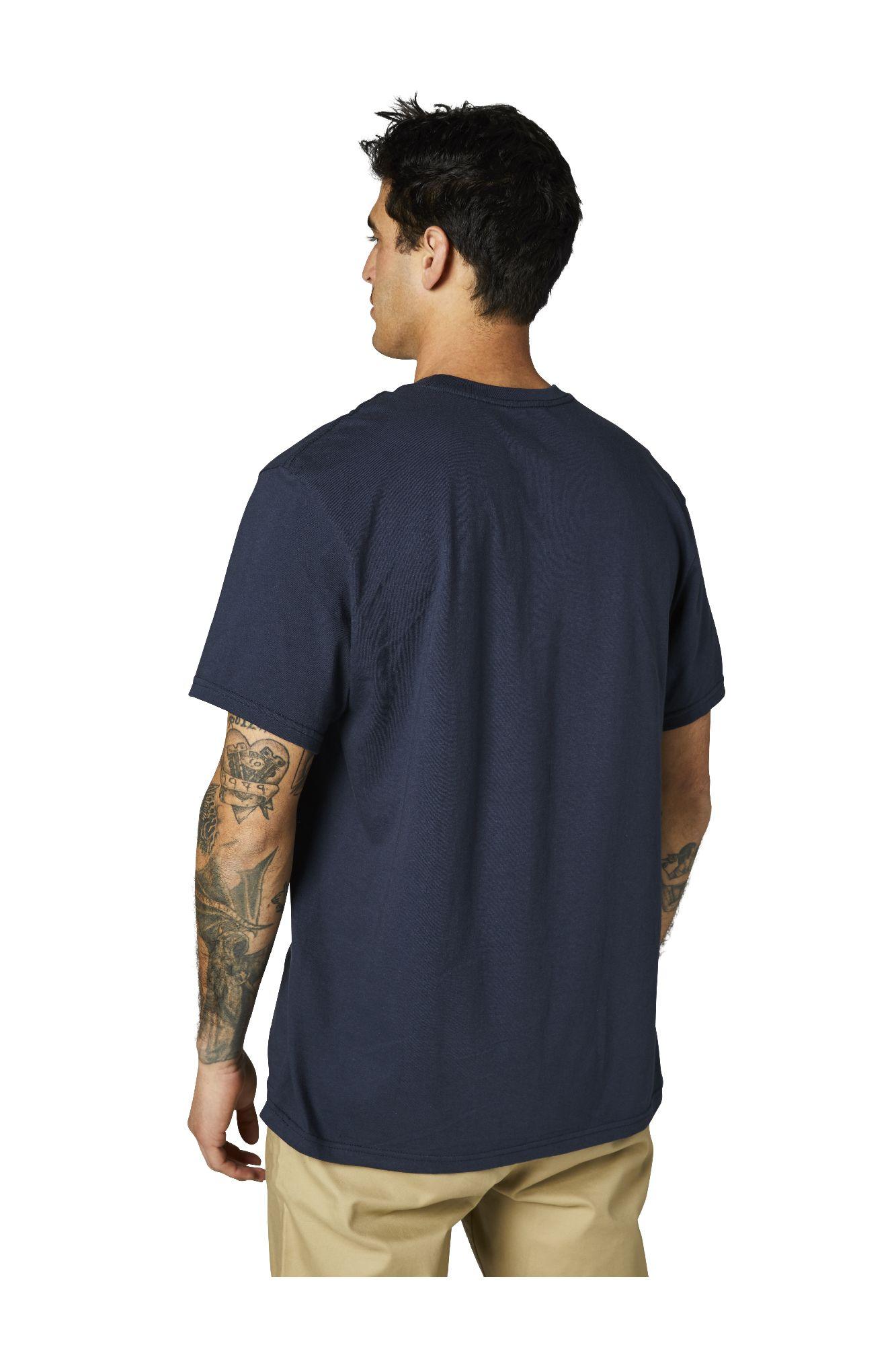 Polera Lifestyle Legacy Azul Oscuro Fox Racing - Rideshop