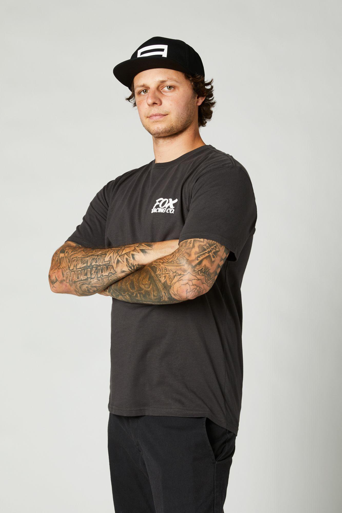 Polera Lifestyle Traditional Premium Negro Vintage Fox Racing - Rideshop