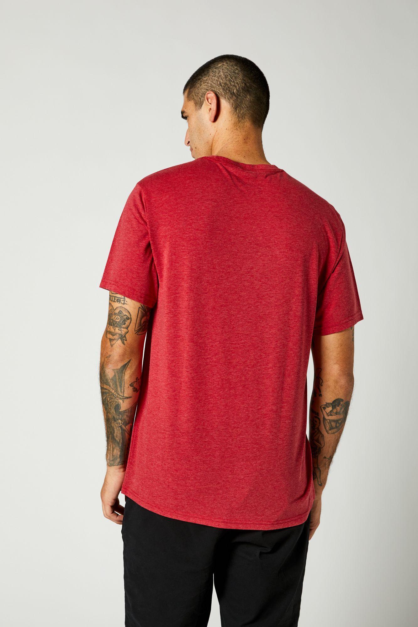 Polera Lifestyle Backbone Tech Rojo Fox Racing - Rideshop