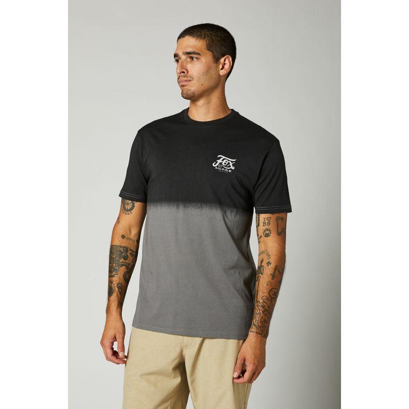 Polera Lifestyle Dipped Premium Negro Vintage Fox Racing - Rideshop